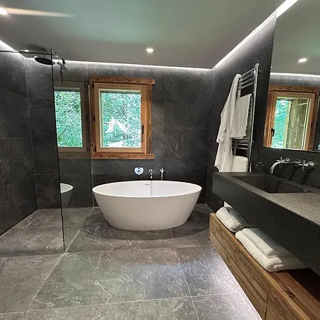 Chalet Magnifique A Avec Jacuzzi Et Sauna - Fr-1-343-268 *