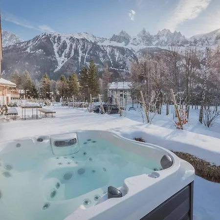 Magnifique A Avec Jacuzzi Et Sauna - Fr-1-343-268 Alpesi faház Chamonix