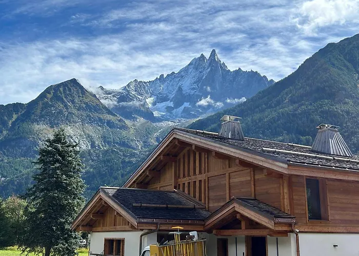 Magnifique A Avec Jacuzzi Et Sauna - Fr-1-343-268 Alpesi faház Chamonix