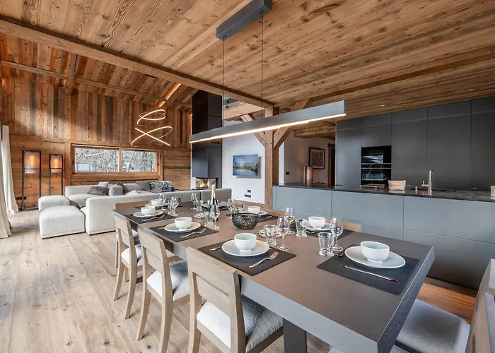 Moderne Avec Jacuzzi Et Sauna Pour 10 Personnes - Fr-1-343-268 Chalet Chamonix