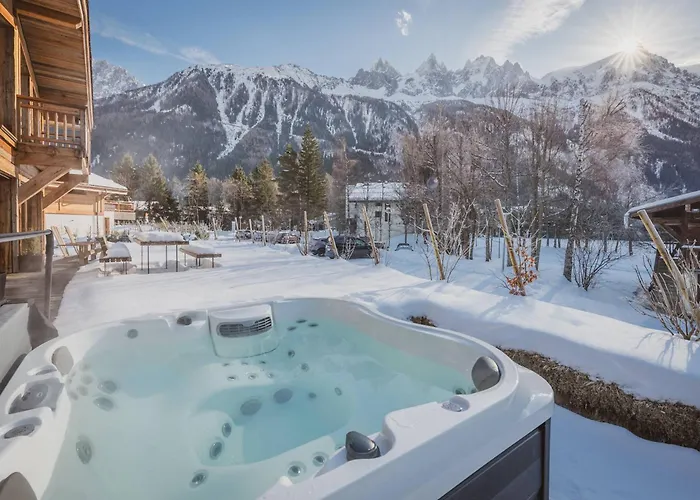 Magnifique A Avec Jacuzzi Et Sauna - Fr-1-343-268 Alpesi faház Chamonix